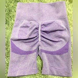 Butt scrunch bike shorts